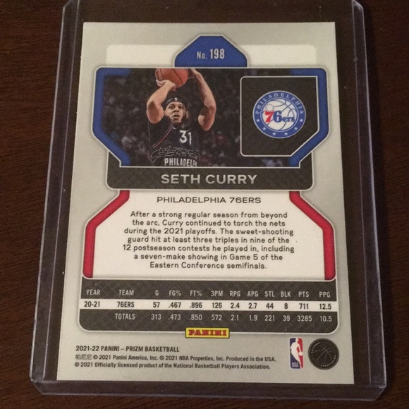 Seth curry basketball card - Picture 2 of 2
